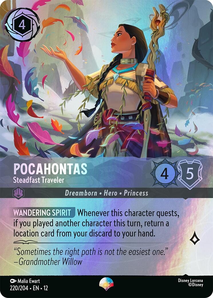 Pocahontas - Steadfast Traveler (Epic) (220/204) [Wilds Unknown] | Black Swamp Games