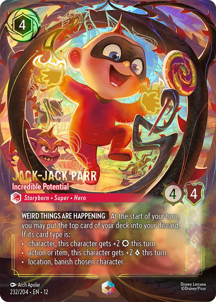 Jack-Jack Parr - Incredible Potential (Enchanted) (232/204) [Wilds Unknown] | Black Swamp Games