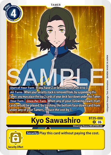 Kyo Sawashiro [BT25-088] [Dual Revolution] | Black Swamp Games