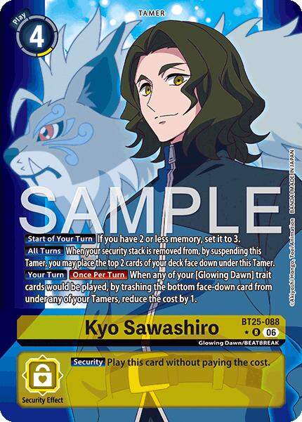 Kyo Sawashiro [BT25-088] (Alternate Art) [Dual Revolution] | Black Swamp Games