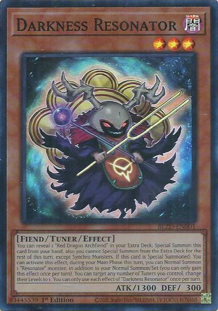 Darkness Resonator [BLZD-EN001] Super Rare | Black Swamp Games