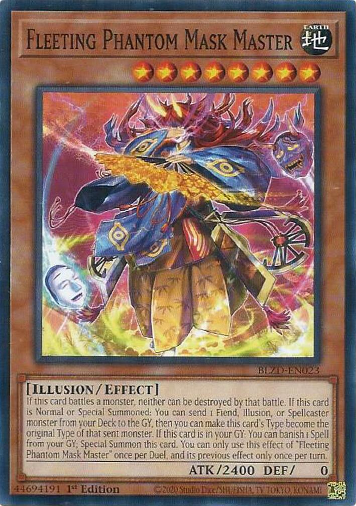 Fleeting Phantom Mask Master [BLZD-EN023] Common | Black Swamp Games