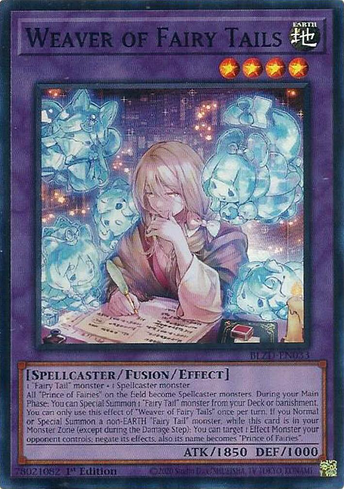Weaver of Fairy Tails [BLZD-EN033] Super Rare | Black Swamp Games
