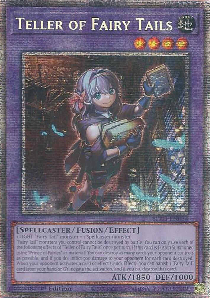 Teller of Fairy Tails (Starlight Rare) [BLZD-EN034] Starlight Rare | Black Swamp Games