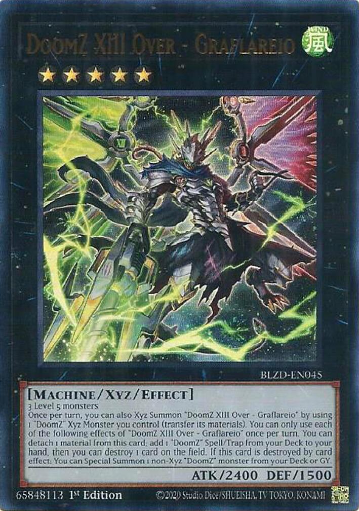 DoomZ XIII Over - Graflareio [BLZD-EN045] Ultra Rare | Black Swamp Games