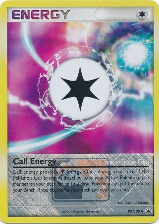 Call Energy (92/100) (League Promo) [Diamond & Pearl: Majestic Dawn] | Black Swamp Games