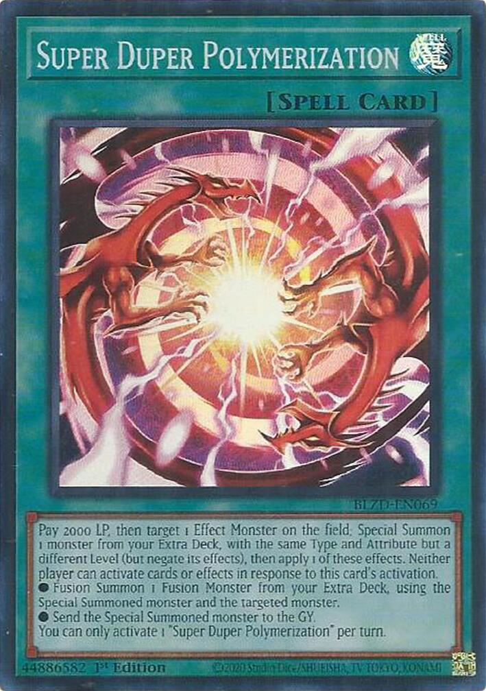 Super Duper Polymerization [BLZD-EN069] Super Rare | Black Swamp Games