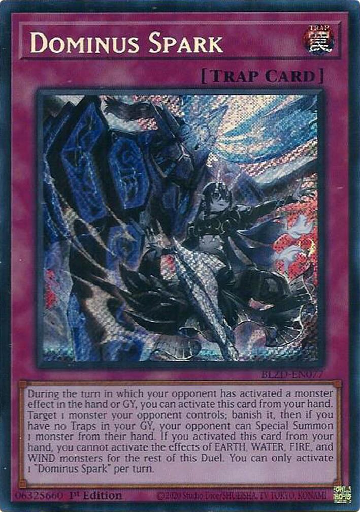 Dominus Spark [BLZD-EN077] Secret Rare | Black Swamp Games