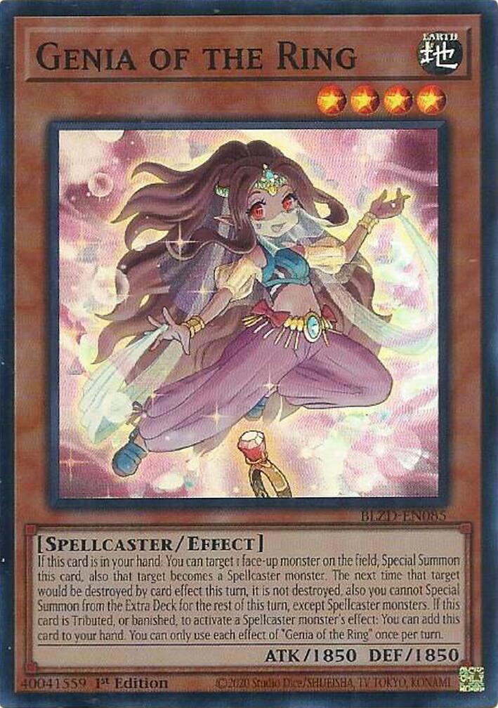 Genia of the Ring [BLZD-EN085] Super Rare | Black Swamp Games