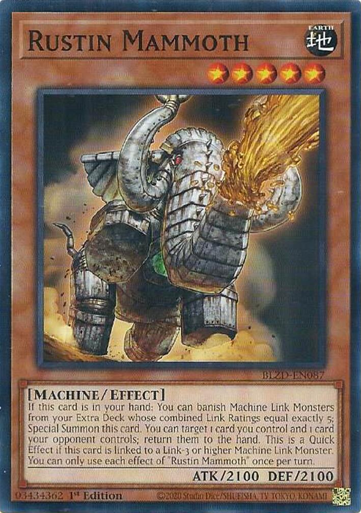Rustin Mammoth [BLZD-EN087] Common | Black Swamp Games