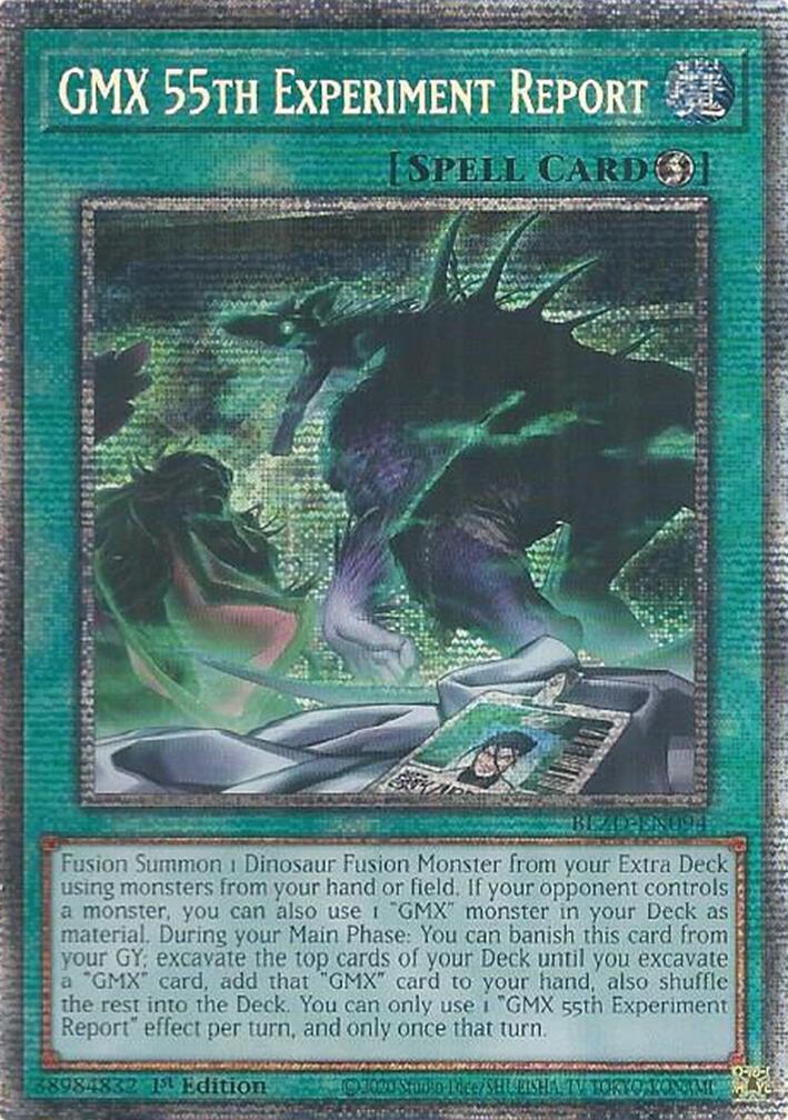 GMX 55th Experiment Report (Starlight Rare) [BLZD-EN094] Starlight Rare | Black Swamp Games