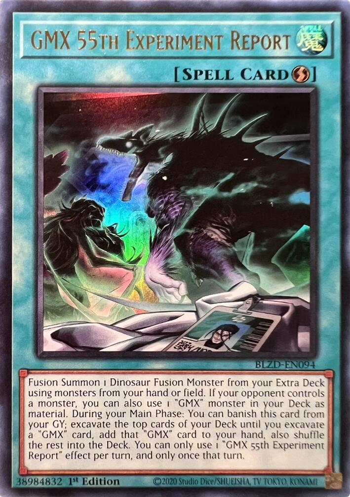 GMX 55th Experiment Report [BLZD-EN094] Ultra Rare | Black Swamp Games