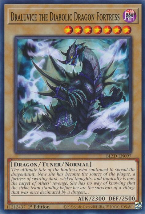 Draluvice the Diabolic Dragon Fortress [BLZD-EN097] Common | Black Swamp Games