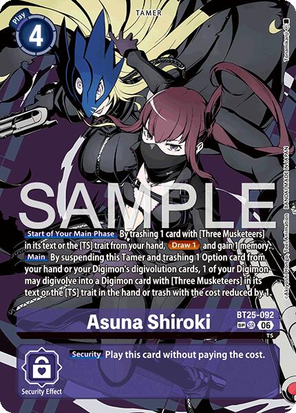 Asuna Shiroki [BT25-092] (Rare Pull) [Dual Revolution] | Black Swamp Games