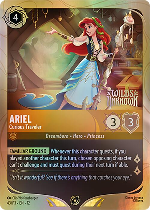 Ariel - Curious Traveler (43) [Promo Cards] | Black Swamp Games
