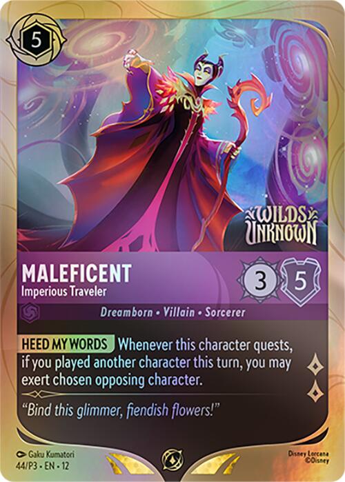 Maleficent - Imperious Traveler (44) [Promo Cards] | Black Swamp Games