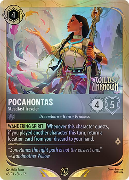 Pocahontas - Steadfast Traveler (48) [Promo Cards] | Black Swamp Games