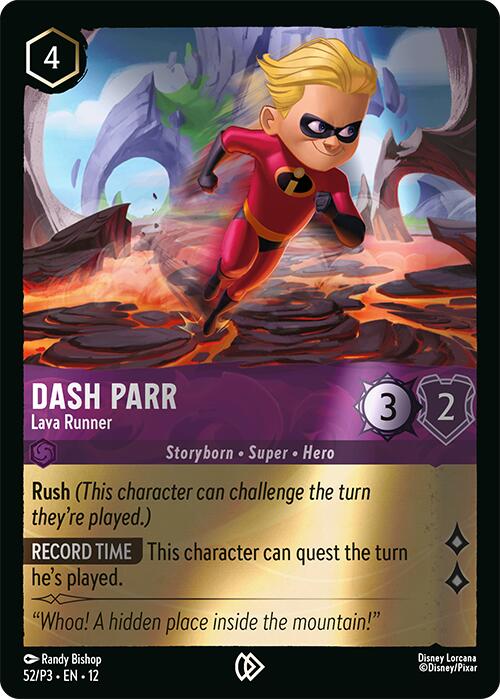 Dash Parr - Lava Runner (52) [Promo Cards] | Black Swamp Games