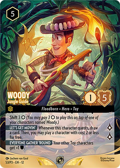 Woody - Jungle Guide (Store Championship Participant) (53) [Promo Cards] | Black Swamp Games