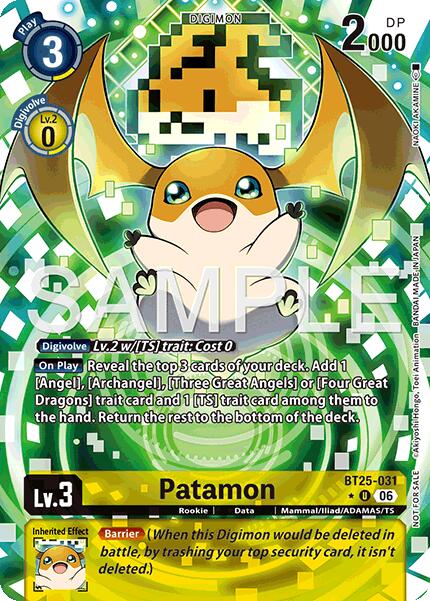 Patamon [BT25-031] (Full Art) [Dual Revolution] | Black Swamp Games