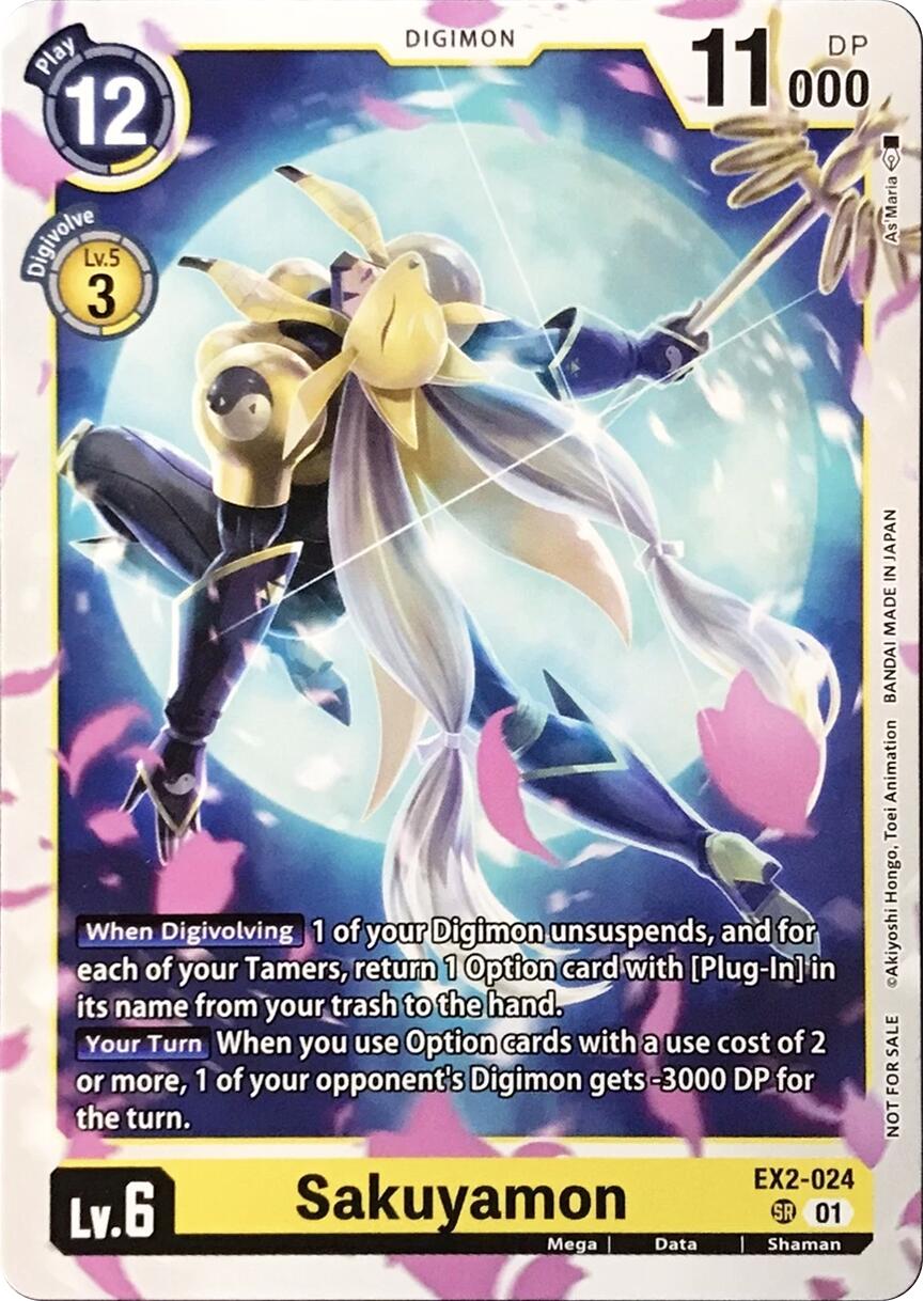 Sakuyamon [EX2-024] (Demo Deck Exclusive) [Digimon Demo Deck Exclusive Cards] | Black Swamp Games