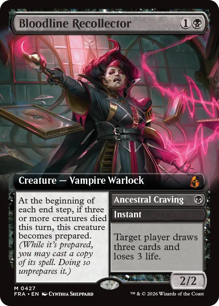 Bloodline Recollector (Extended Art) [Reality Fracture] | Black Swamp Games