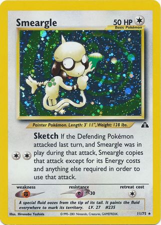 Smeargle (11/75) [Neo Discovery Unlimited] | Black Swamp Games
