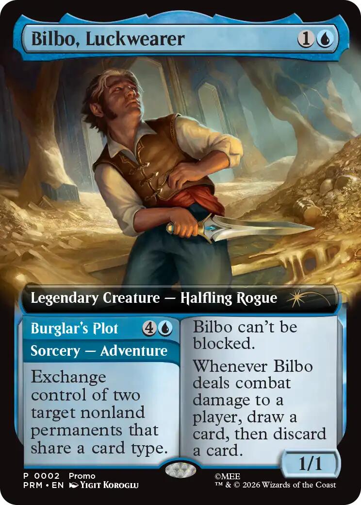 Bilbo, Luckwearer (Extended Art) [Media Promos] | Black Swamp Games