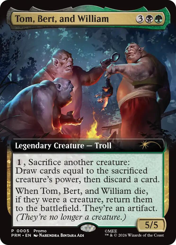 Tom, Bert, and William (Extended Art) [Media Promos] | Black Swamp Games