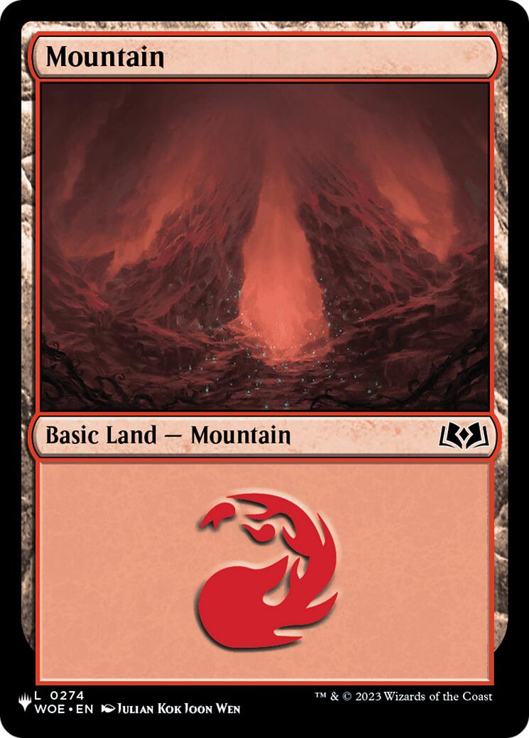 Mountain (0274) (WOE) [The List] | Black Swamp Games