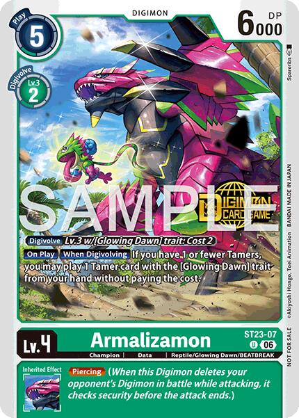 Armalizamon [ST23-07] (Welcome Tamers Pack Vol.2) [Starter Deck: Beatbreak Release Event Cards] | Black Swamp Games