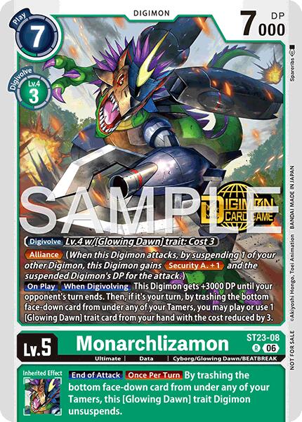 Monarchlizamon [ST23-08] (Welcome Tamers Pack Vol.2) [Starter Deck: Beatbreak Release Event Cards] | Black Swamp Games