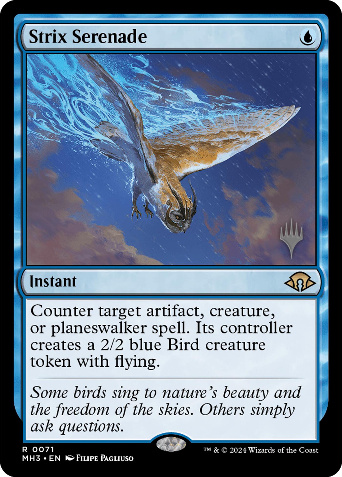 Strix Serenade [Modern Horizons 3 Promos] | Black Swamp Games