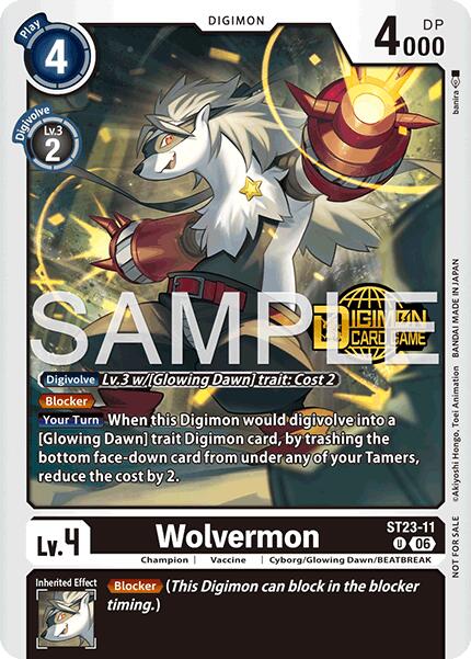 Wolvermon [ST23-11] (Welcome Tamers Pack Vol.2) [Starter Deck: Beatbreak Release Event Cards] | Black Swamp Games