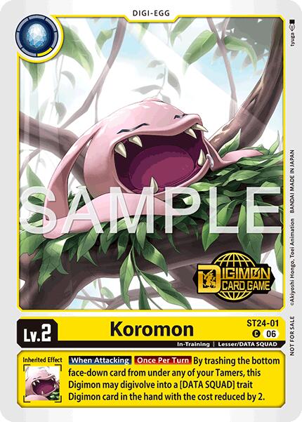 Koromon [ST24-01] (Welcome Tamers Pack Vol.2) [Starter Deck: Data Squad] | Black Swamp Games