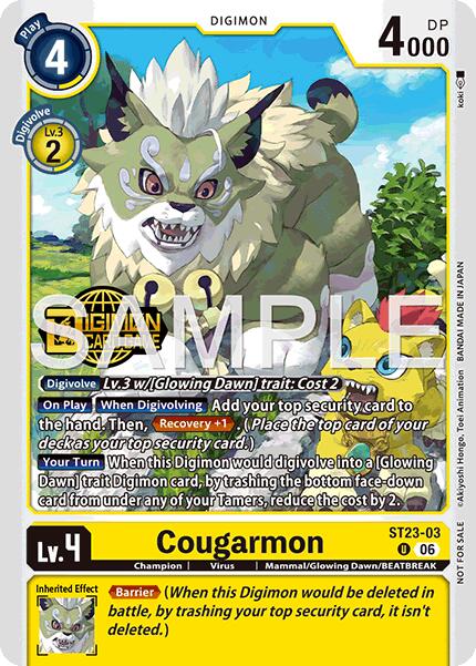 Cougarmon [ST23-03] (Welcome Tamers Pack Vol.2) [Starter Deck: Beatbreak Release Event Cards] | Black Swamp Games