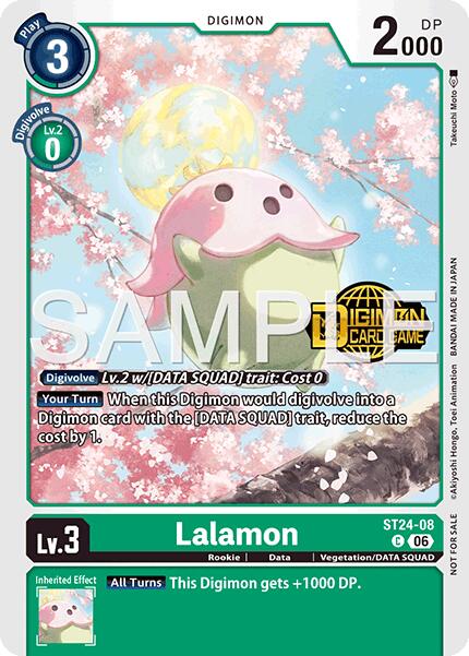 Lalamon [ST24-08] (Welcome Tamers Pack Vol.2) [Starter Deck: Data Squad] | Black Swamp Games