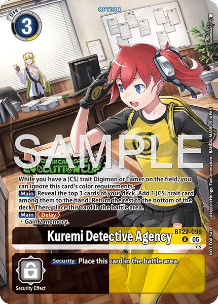 Kuremi Detective Agency [BT22-099] (Evolution Cup 2026 Vol. 2) [Cyber Eden] | Black Swamp Games