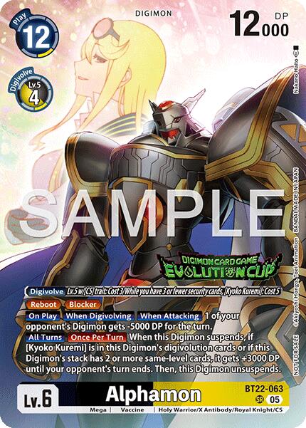 Alphamon [BT22-063] (Evolution Cup 2026 Vol. 2) [Cyber Eden] | Black Swamp Games