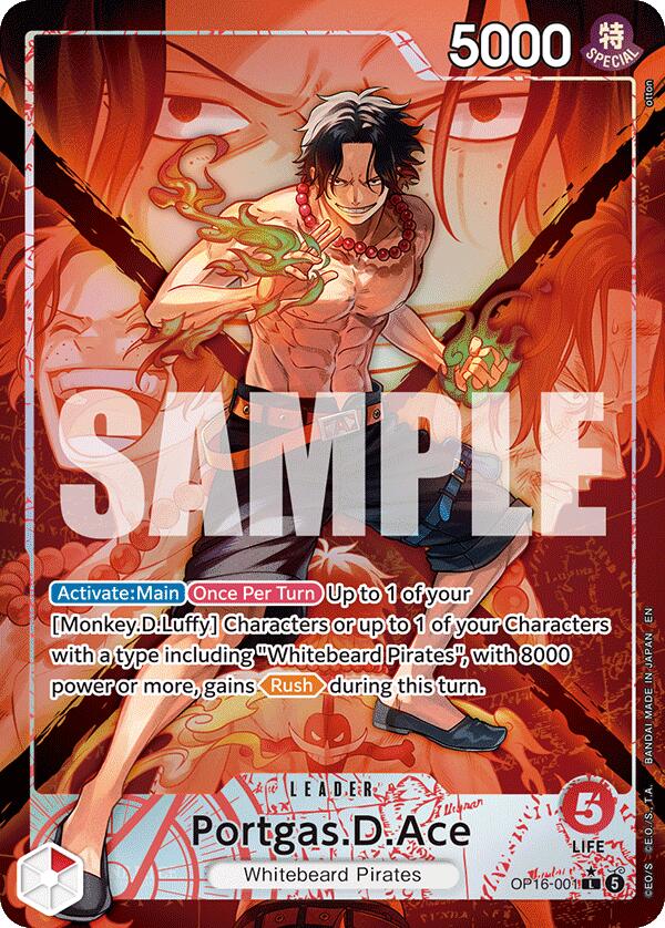 Portgas.D.Ace (1) (Alternate Art) [The Time of Battle] | Black Swamp Games