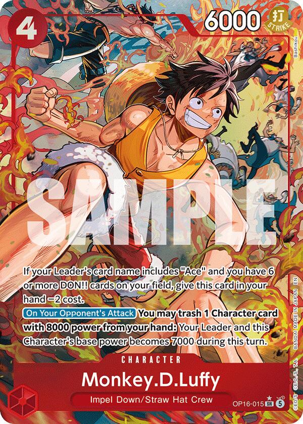 Monkey.D.Luffy (Alternate Art) [The Time of Battle] | Black Swamp Games