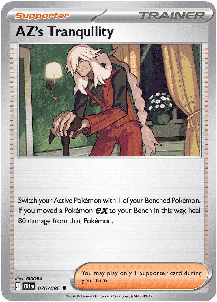 AZ's Tranquility (076/086) [Mega Evolution: Chaos Rising] | Black Swamp Games