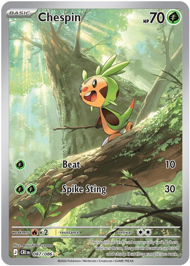 Chespin (087/086) [Mega Evolution: Chaos Rising] | Black Swamp Games
