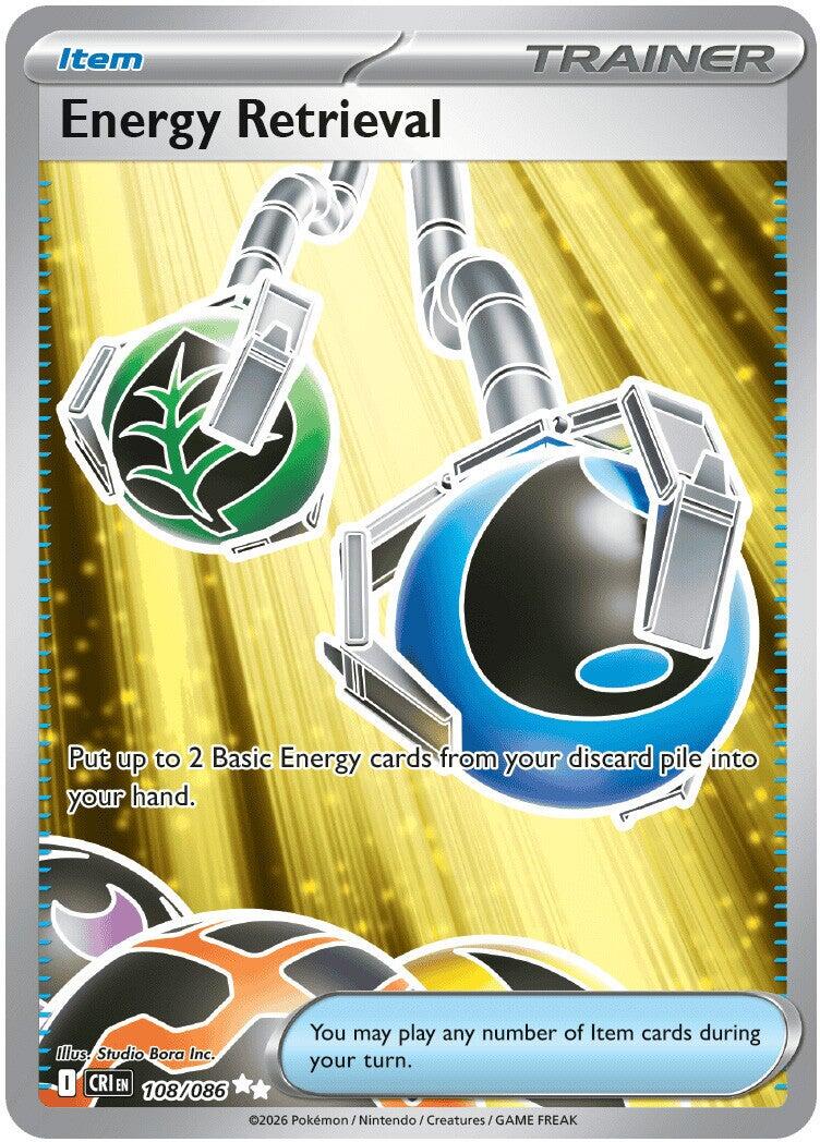 Energy Retrieval (108/086) [Mega Evolution: Chaos Rising] | Black Swamp Games