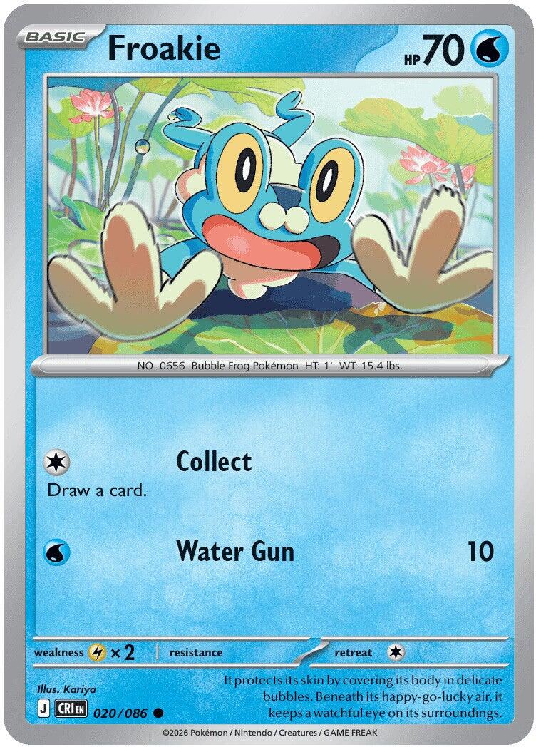 Froakie (020/086) [Mega Evolution: Chaos Rising] | Black Swamp Games
