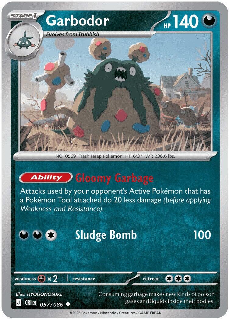 Garbodor (057/086) [Mega Evolution: Chaos Rising] | Black Swamp Games