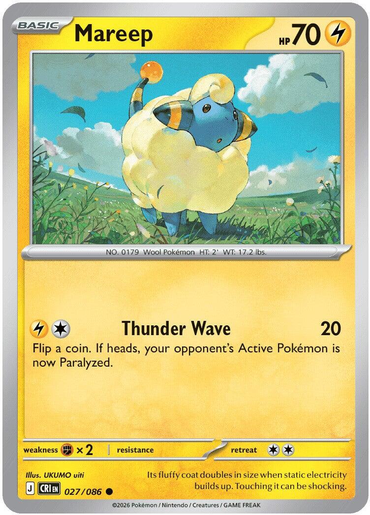 Mareep (027/086) [Mega Evolution: Chaos Rising] | Black Swamp Games