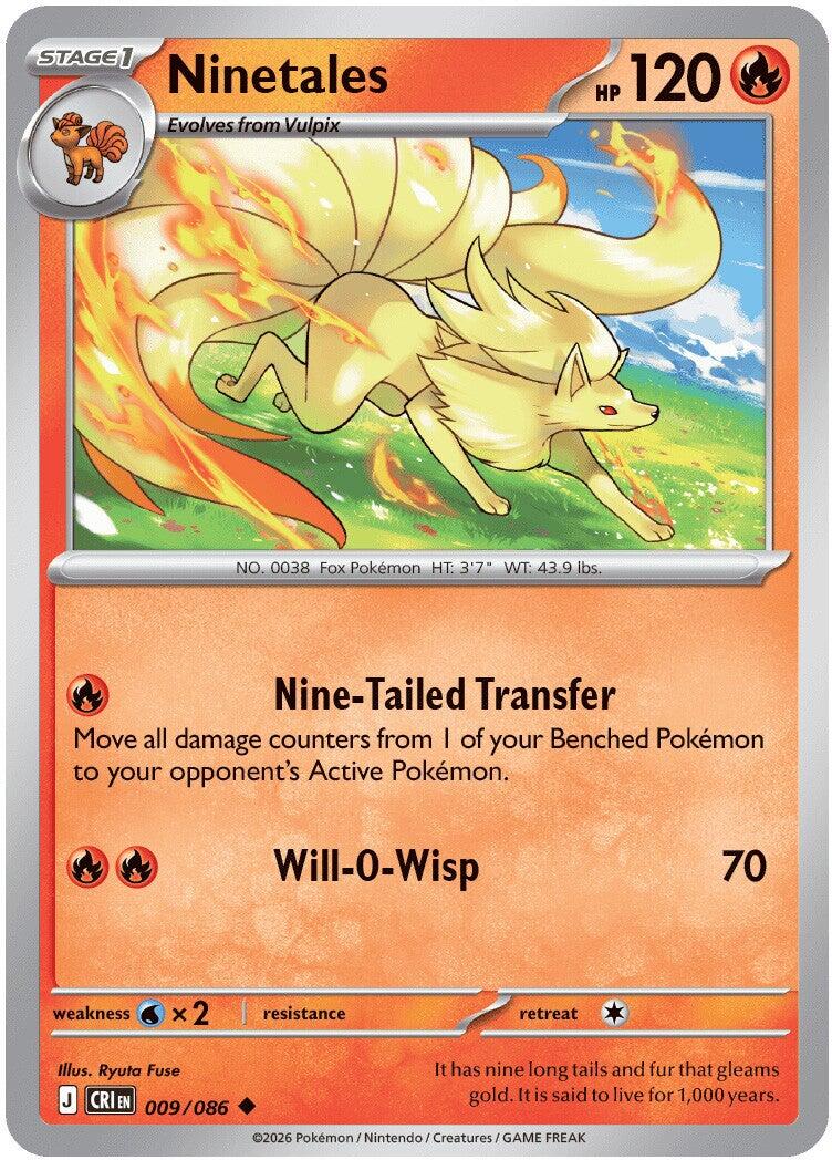 Ninetales (009/086) [Mega Evolution: Chaos Rising] | Black Swamp Games
