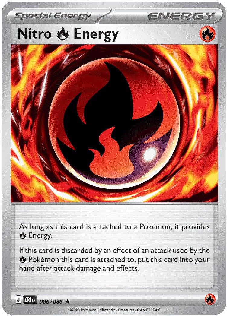 Nitro R Energy (086/086) [Mega Evolution: Chaos Rising] | Black Swamp Games