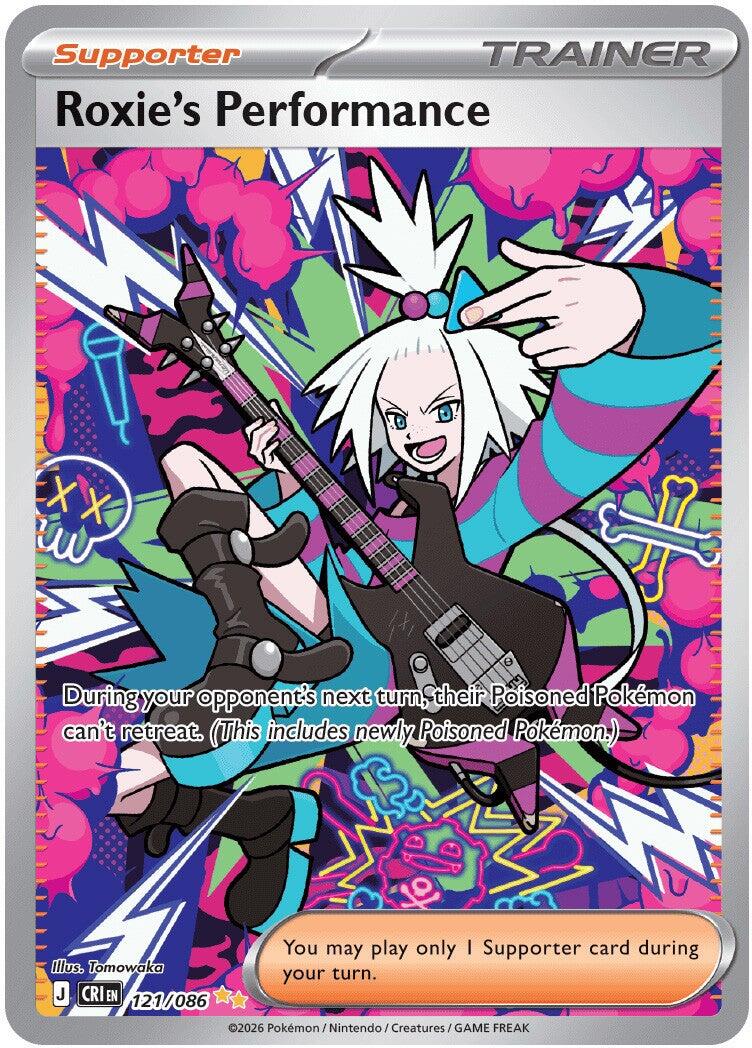 Roxie's Performance (121/086) [Mega Evolution: Chaos Rising] | Black Swamp Games